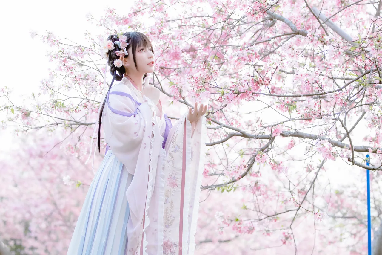 Nyako喵子 NO.036 樱花汉服 花神祈愿